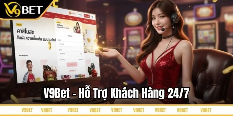 V9Bet hỗ trợ khách hàng 24/7